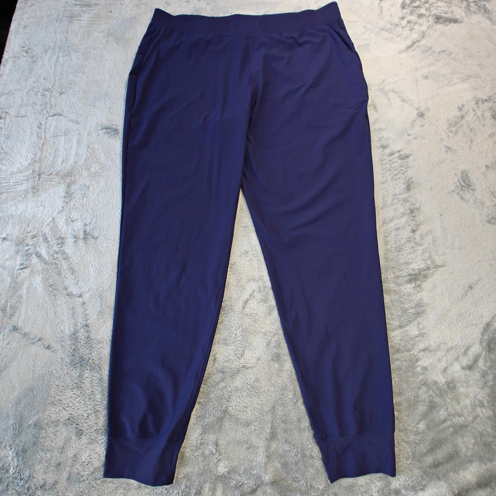 MSRP $160 Greyson Phoenix Jogger Women Large Maltese Blue Athletic Performance
